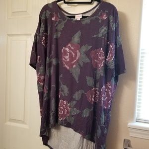 Lularoe Large purple floral Irma
